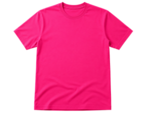 polo jersey cuello redondo color fucsia