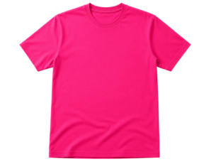 Polo Cuello Redondo Manga Corta Color Fucsia polo jersey cuello redondo color fucsia