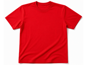 Polo Cuello Redondo Manga Corta Color Rojo polo jersey cuello redondo color rojo