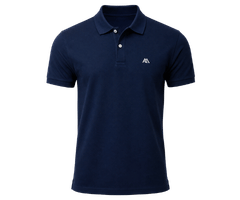 Polo publicitario cuello camisero personalizado para empresas.