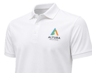Polo publicitario personalizado mediante dtf textil