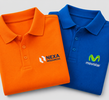 polos cuello camisero bordado