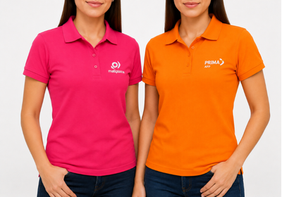 polos cuello camisero manga corta para mujer