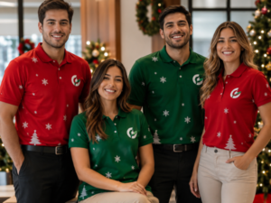 polos navideños para empresas