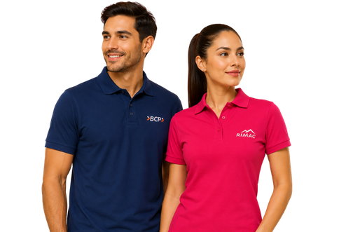 polos pique ideal para bordados